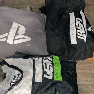 Boys dirt bike pants and Shirt. Leatt Capetown. Size M